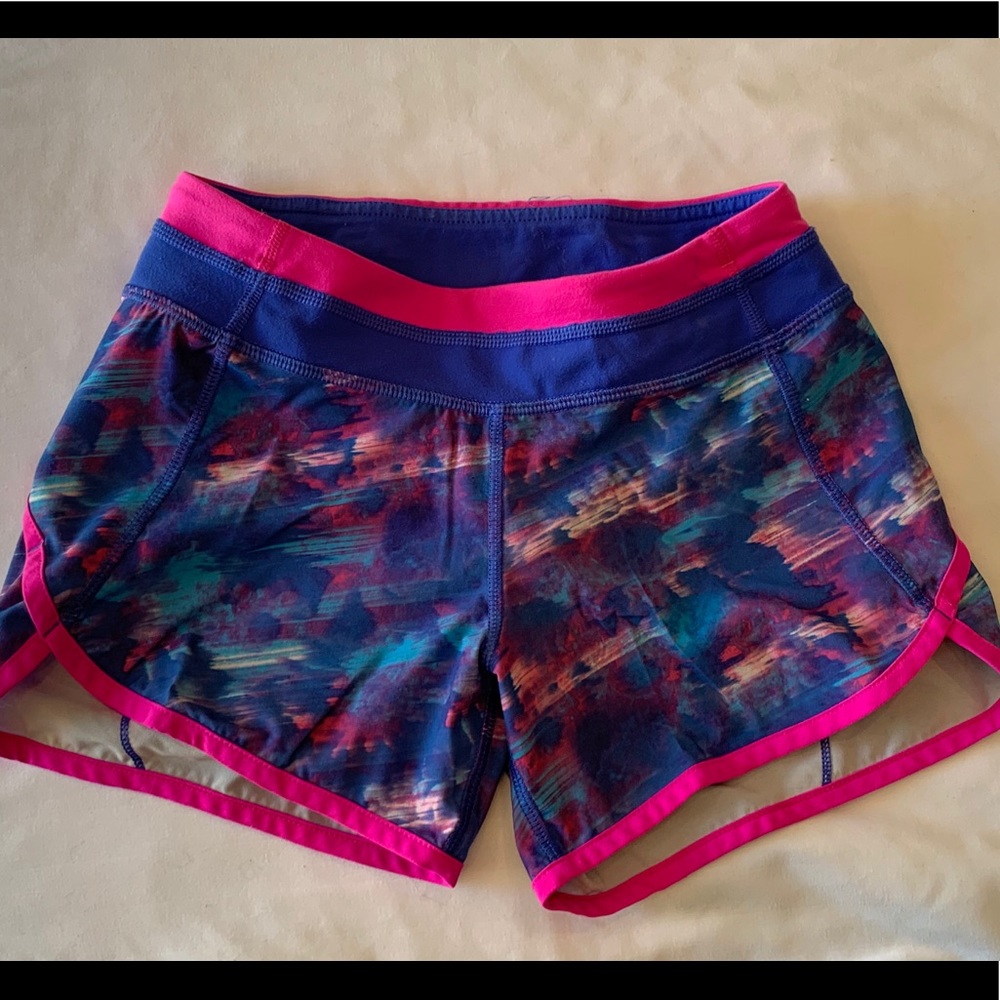 Ivivva pink n purple girls athletic shorts